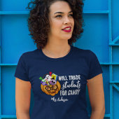Halloween Teacher Shirt: Trade Students for Candy T-Shirt