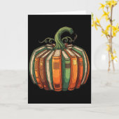 Halloween Teacher Shirts Fall Pumpkin Fall Book Sh Karte (Gelbe Blume)