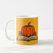 Halloween Teacher Shirts fallen Pumpkin Fall Book Kaffeetasse (Links)