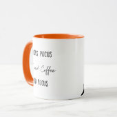 Halloween Teacher Tasse (Vorderseite Links)