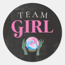 Halloween Team Girl Gender Reveal Party Abstimmung