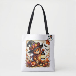 Halloween Teddy Bar Wizard Holiday Tasche