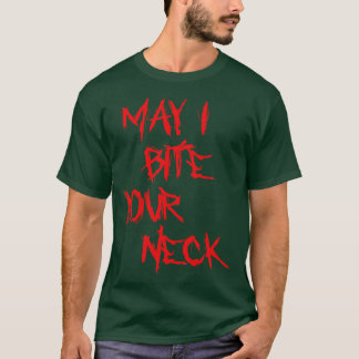 Halloween tee May bisi Dein Neck
