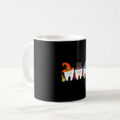 Halloween Teeth Dental Kaffeetasse (Vorderseite Links)