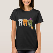Halloween-Teethbodesign T-Shirt (Vorderseite)