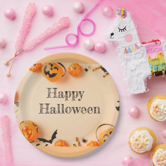 Halloween-Teller aus Party Pappteller (Party)