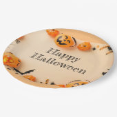 Halloween-Teller aus Party Pappteller (Schrägansicht)