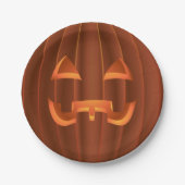 Halloween-Teller Fun-Jack-o-Laternenpapier-Teller Pappteller (Vorderseite)