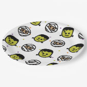 Halloween-Teller Pappteller (Schrägansicht)