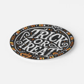 Halloween-Teller Pappteller (Schrägansicht)