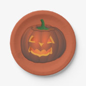 Halloween Tellers Festive Pumpkin Paper Teller (Vorderseite)