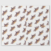 Halloween template geschenkpapier (Flach)