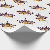 Halloween template geschenkpapier (Ecke)