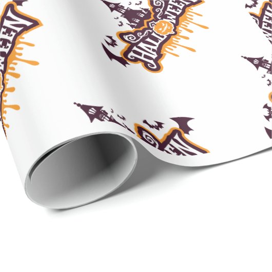 Halloween template geschenkpapier (Rolleneckpunkt)