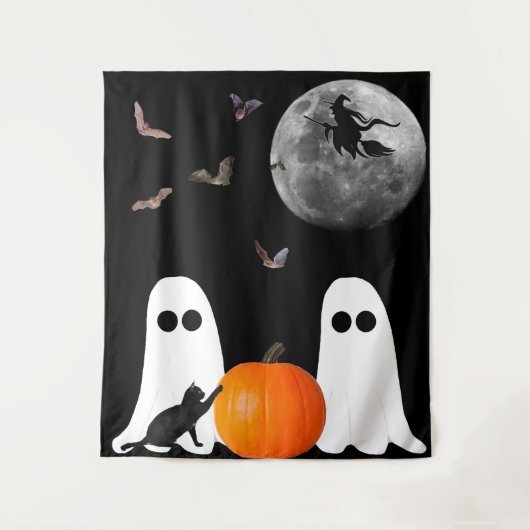 Halloween-Teppich Wandteppich (Vorderseite)