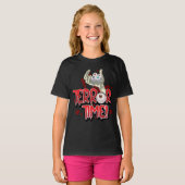 Halloween Terror Zeit Zombie Hand mit Augen T-Shirt (Vorne ganz)