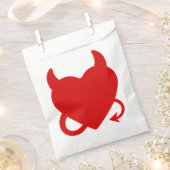 Halloween-Teufel-Herz Geschenktütchen (Ausgeschnitten)