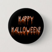 Halloween-Text Button (Vorderseite)