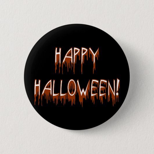 Halloween-Text Button (Vorderseite)