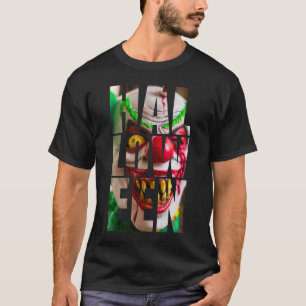 Halloween-Text-Clown-Bild T-Shirt