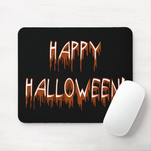 Halloween-Text Mousepad (Mit Mouse)