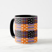 Halloween-Texturen Tasse (Vorderseite Links)