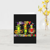 Halloween Thanksgiving Christmas, Happy Hallo Than Karte (Gelbe Blume)