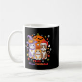 Halloween Thanksgiving Christmas Happy Hallothanks Kaffeetasse (Links)