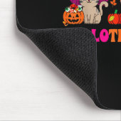 Halloween Thanksgiving Christmas Happy Hallothanks Mousepad (Ecke)