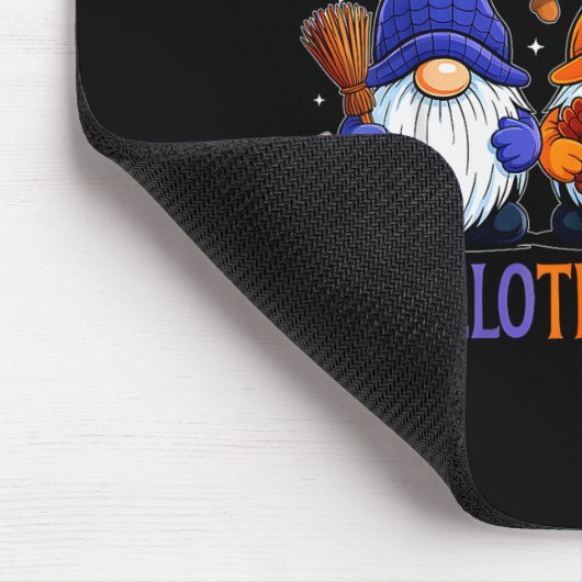 Halloween Thanksgiving Christmas Happy Hallothanks Mousepad (Ecke)