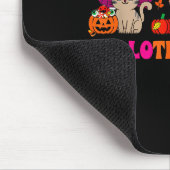 Halloween Thanksgiving Christmas Happy Hallothanks Mousepad (Ecke)
