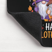 Halloween Thanksgiving Christmas Happy Hallothanks Mousepad (Ecke)