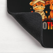 Halloween Thanksgiving Christmas Happy Hallothanks Mousepad (Ecke)