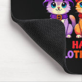 Halloween Thanksgiving Christmas Happy Hallothanks Mousepad (Ecke)