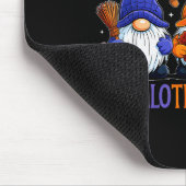Halloween Thanksgiving Christmas Happy Hallothanks Mousepad (Ecke)