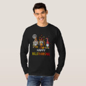 Halloween Thanksgiving Christmas Happy Hallothanks T-Shirt (Vorne ganz)