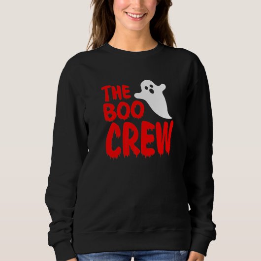 Halloween The Boo Crew for Kids & Adults  Trick or Sweatshirt (Vorderseite)