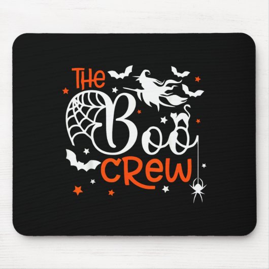 Halloween The Boo Crew - Fun Soky Witch, Cat, Bat Mousepad (Vorne)