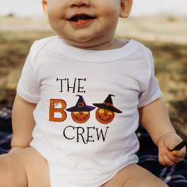Halloween The Boo Crew Illustration Family Baby Strampler