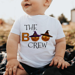Halloween The Boo Crew Illustration Family Baby T-shirt
