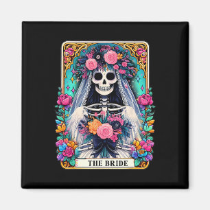 Halloween The Bridge Tarot Card Mystical Boho Bych Magnet