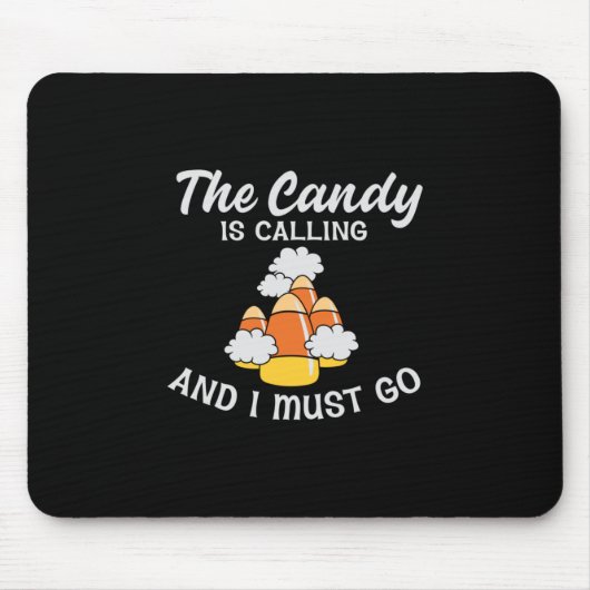 Halloween The Candy Is Calling Birthday Mousepad (Vorne)