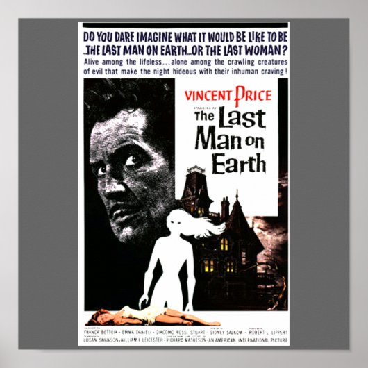 Halloween "The Last Man on Earth" Filmposter Poster (Vorne)