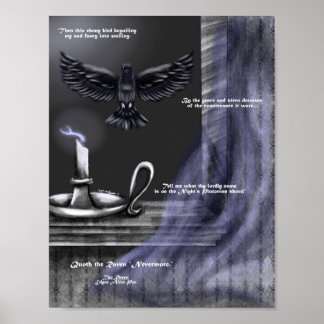 Halloween The Raven Kunstprint Poster