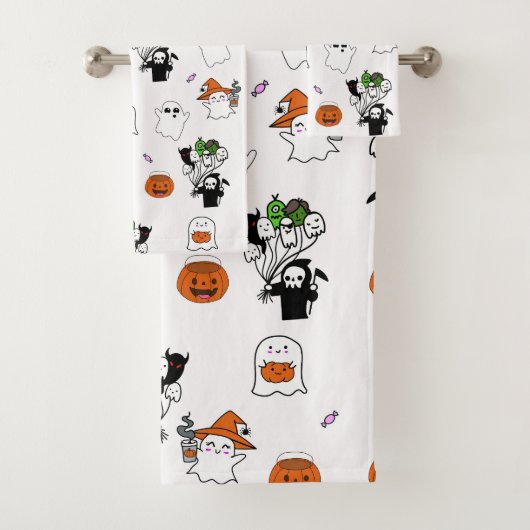 Halloween-Thema Badhandtuch Set (Insitu)