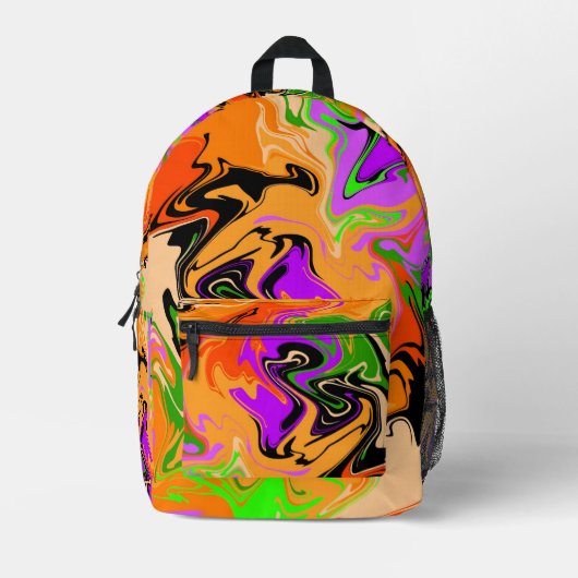 Halloween-Thema Bedruckter Rucksack (Vorderseite)