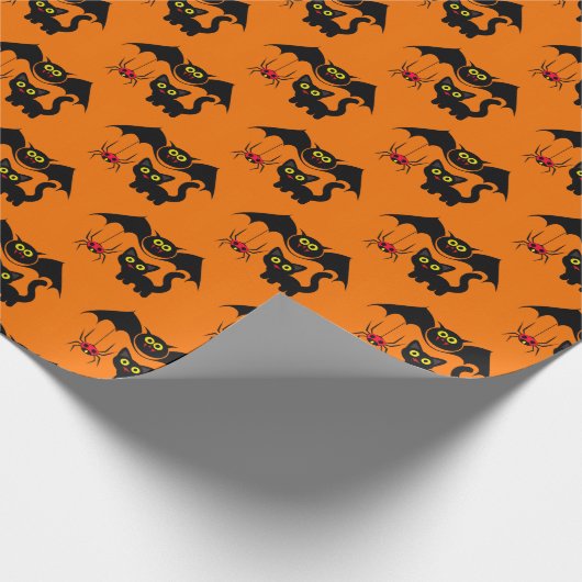 Halloween-Thema Geschenkpapier (Ecke)