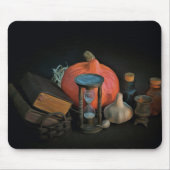 Halloween-Thema mit Vintagem Stundenglas Mousepad (Vorne)