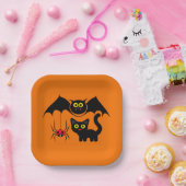 Halloween-Thema Pappteller (Party)