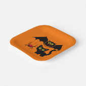 Halloween-Thema Pappteller (Gewinkelt)